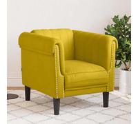 Fauteuil Chaise de Relaxation Salon Salle de Séjour Gris Foncé Velours vidaXL