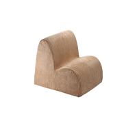 Fauteuil chaise enfant nuage - pouf en velours côtelé toffee TU