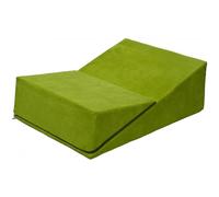 Fauteuil Chaise Longue Canap Intime Relaxant Plaint De Forme Triangulaire Vert Vert