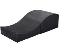 Fauteuil chaise longue canapé intime relaxant plaint de forme préformé (couleur: gris)