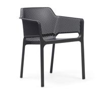 Chaise de Jardin 4 Pieds Avec Accoudoirs Nardi Net 40326.02.000.06 Antracite