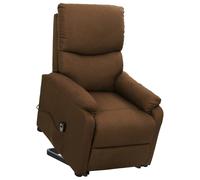 Fauteuil Chaise Siège Inclinable Salle de Séjour Salon Crème Tissu vidaXL