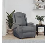 Fauteuil Chaise Siège Inclinable Salle de Séjour Salon Marron Similicuir vidaXL