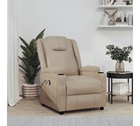 Fauteuil Chaise Siège Inclinable Salle de Séjour Salon Marron Similicuir vidaXL