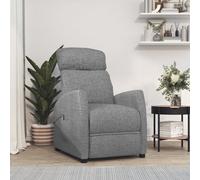 Fauteuil Chaise Siège Inclinable Salle de Séjour Salon Marron Tissu vidaXL