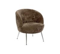 Atmosphera - Fauteuil tildae en Tissu moccha l69xl63xh71 cm