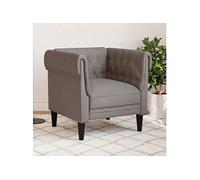 vidaXL – Fauteuil Chesterfield – Chaise de relaxation avec accoudoirs et dossier – 372543