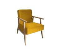 Fauteuil Clovis 100, Jaune, Tapisserie, 76x59x67cm