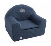 Fauteuil club pour enfant en coton matelassé - petit nuage bleu TU
