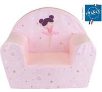 Fauteuil club Danseuse Ballerine pour enfant - FUN HOUSE - l.52 x P.33 x H.42 cm - Rose