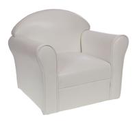 Fauteuil club enfant blanc