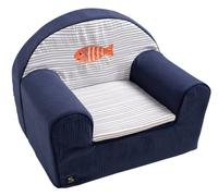 Fauteuil club enfant en gaze de coton - baby sailor bleu TU