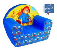 FUN HOUSE | Fauteuil Club pour Enfant Paddington en Mousse | H42 x L52 x P33 cm | Origine France Garantie | Collection Paddington | Housse Lavable | Décoration Chambre Bébé | Idée Cadeau Dès 12 Mois
