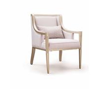 Fauteuil Club Lounge Designer Fauteuil rembourré Canapé 1 place Bois avec textile Nouveau