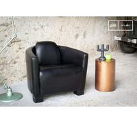 Fauteuil club noir Red Baron