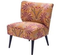 Fauteuil Cocktail Adèle - Amadeus - Jaune - Velours Jaune G