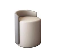 Fauteuil Coiffeuse Pivotante Moderne - Siege Coiffeuse Confortable avec Pivot à 360°, Fauteuils de Salon idéale pour la Chambre ou Le Salon (Color : PU Leather Gray)