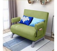 Fauteuil Convertible 1 Place avec Pieds en Métal Dossier Réglable sur Six Positions Canapé Lit Convertible 1 Place Housse Amovible et Lavable Convient pour Une Chambre(C,186 * 75 * 26cm)