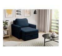 Fauteuil convertible 1 place - DEJANO - bleu marine