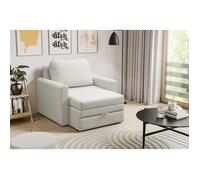 Fauteuil convertible 1 place - DEJANO - crème