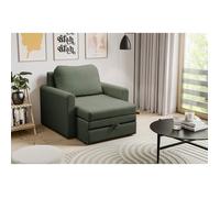 Fauteuil convertible 1 place - DEJANO - vert sauge