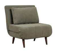 Fauteuil convertible lit 80 x 190 cm Hanna - Livin24 - Vert - Scandinave - Moderne