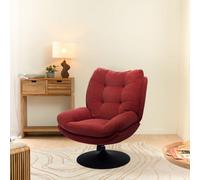 Fauteuil Magnum Terra black - Amadeus - Rouge - Tissu Rouge G