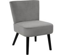Fauteuil Crapaud en Velours Côtelé Gris - KONAE - ALTOBUY Gris G