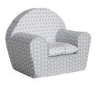 Fauteuil - Creaciones Llopis - Peluche Tissu - Gris Blanc - Intérieur - Mixte