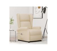 Fauteuil Crème Tissu 289739
