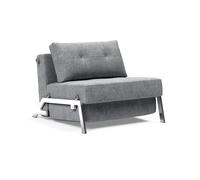Fauteuil Cubed 90 chrome WxHxD 95x79x103cm