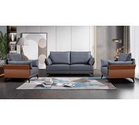 Fauteuil cuir Téléviseur Canapé 1 place Relax Luxe Rembourrage Simple Place Canapé