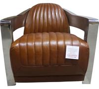 Fauteuil cuir véritable Design Vintage Fauteuil aviateur meuble cuir avion Nouveau