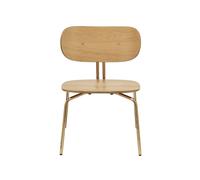 Umage Fauteuil lounge Curious Oak-brass