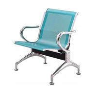 Fauteuil d'accueil avec accoudoirs pour salle d'attente, chaises de bureau pour visiteurs et bancs d'accueil, mobilier pour aéroports, bureaux, banques et hôpitaux, capacité de charge de 150 kg(Green)