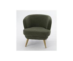 Fauteuil Dagmard vert kaki - - Vert - Tissu