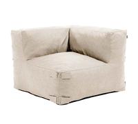 Oviala Fauteuil d'angle pour canapé modulable Beige - Mixi
