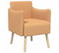 Fauteuil d'appoint Bouclé fauteuil de salon une place avec accoudoirs vidaXL vid