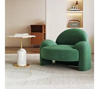 Fauteuil D'appoint en Velours Doux for La Peau, Fauteuil Lounge Rembourré, Fauteuils De Lecture Moderne Et Confortable for Salon, Chambre, Coin(E)