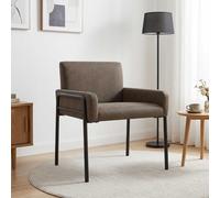 Fauteuil d'appoint Simili daim fauteuil de salon confortable moderne et vidaXL v