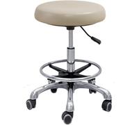 Fauteuil d'assistant dentaire - Rotation à 360° - Tabouret en cuir synthétique - Hauteur réglable