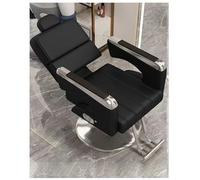 Fauteuil de barbier hydraulique professionnel pivotant à 360° avec appuie-tête réglable et inclinable - Parfait pour une utilisation en salon et salon de coiffure Design ergonomique pour plus de