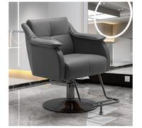 Fauteuil de barbier hydraulique réglable en hauteur pour une coiffure confortable, parfait pour les salons de beauté et les spas