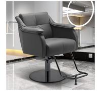 Fauteuil de barbier hydraulique réglable en hauteur pour une coiffure confortable, parfait pour les salons de beauté et les spas
