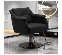 Fauteuil de barbier hydraulique réglable en hauteur pour une coiffure confortable, parfait pour les salons de beauté et les spas