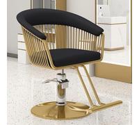 Fauteuil de barbier hydraulique rotatif à 360° avec repose-pieds réglable, parfait pour une utilisation domestique et professionnelle et tabouret de coiffeur