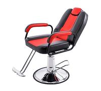 Fauteuil de barbier professionnel inclinable avec pompe robuste pour salon et spa, dossier confortable haute capacité