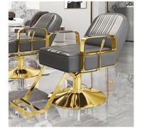 Fauteuil de barbier professionnel inclinable - Robuste hydraulique pivotant à 360 degrés, hauteur réglable pour spa et professionnels de la beauté