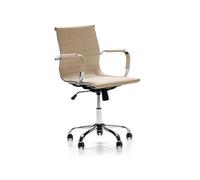 Fauteuil de Bureau Croma inclinable Taupe,Cuir Synthétique