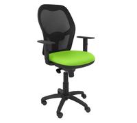 Fauteuil de bureau ergonomique avec mécanisme synchro, accoudoirs réglables et hauteur réglable Dossier en maille respirante en Vert